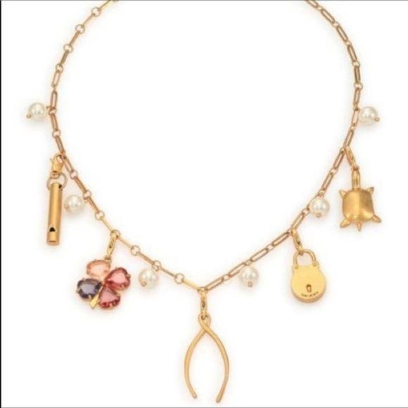 Tory Burch Jewelry - NWOT Tory Burch Clover Bass Christmas Necklace